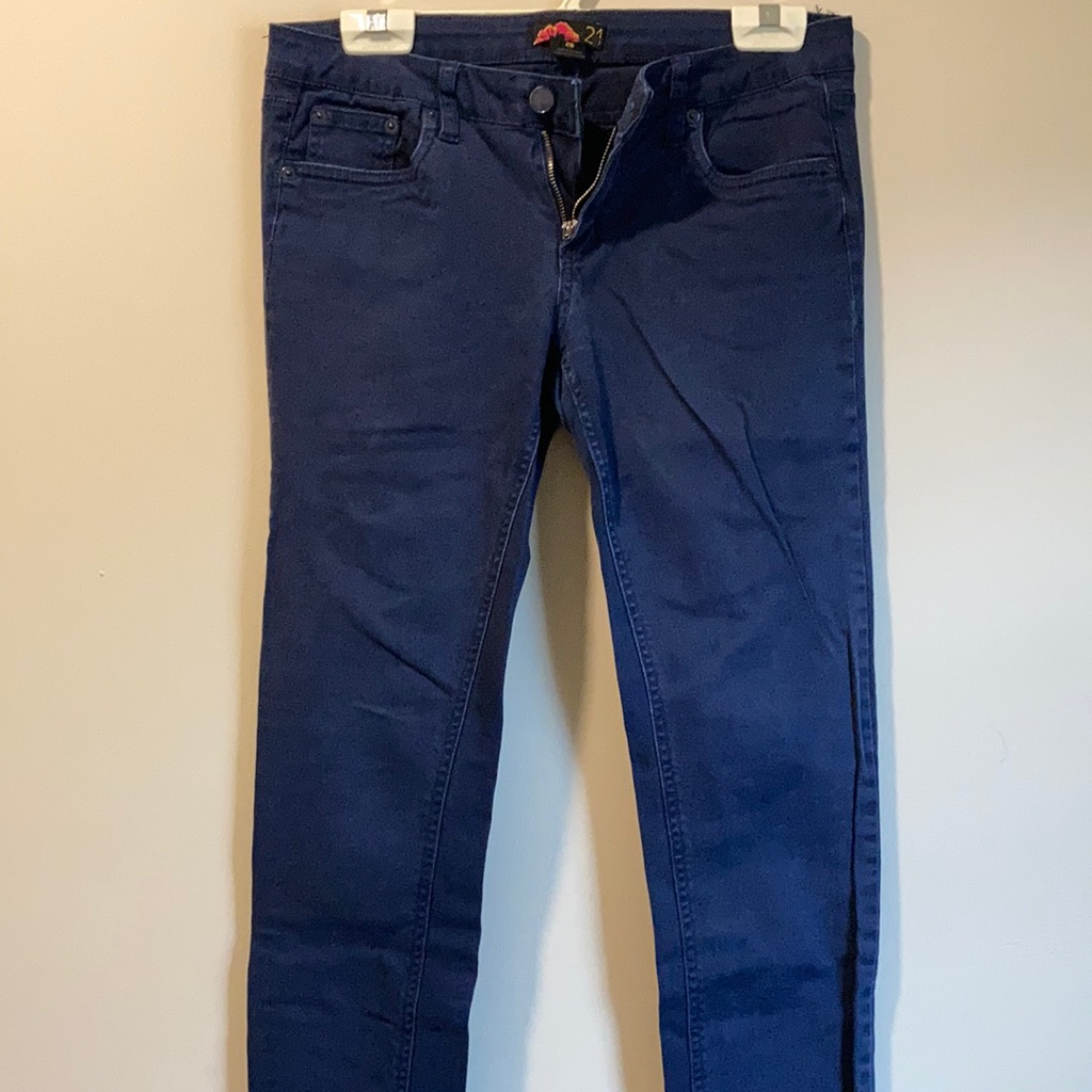 Dark Blue  Blue Stitch Jeans